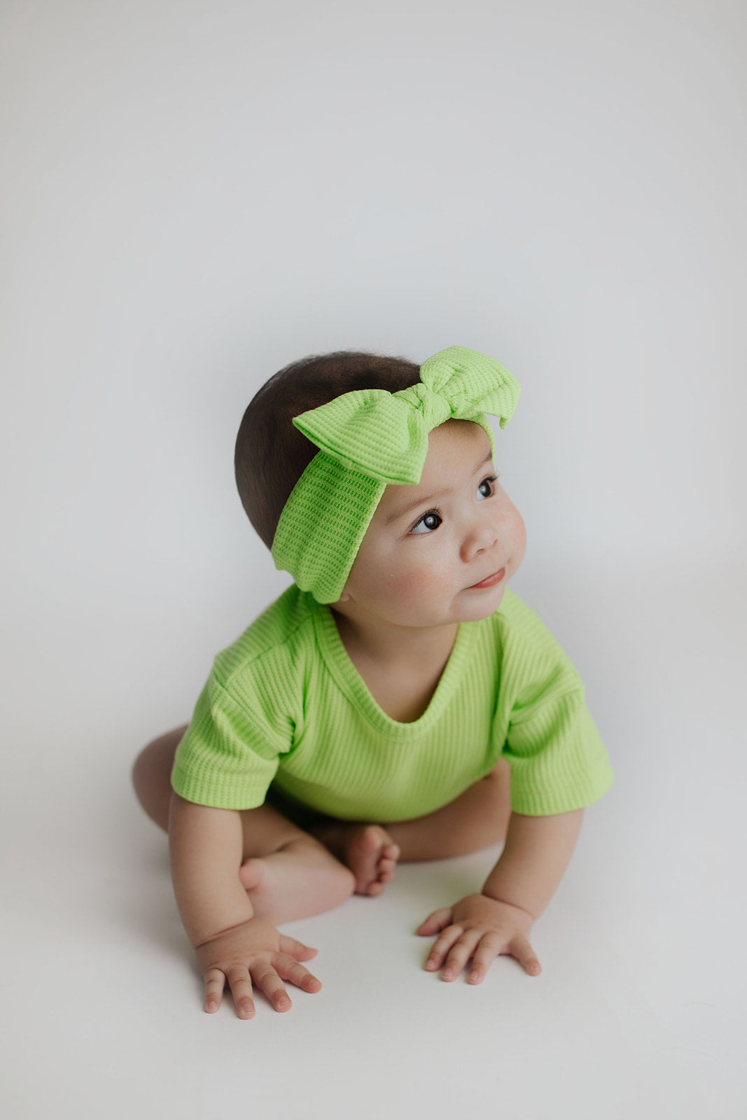 Three Little Tots Lime Green Headband