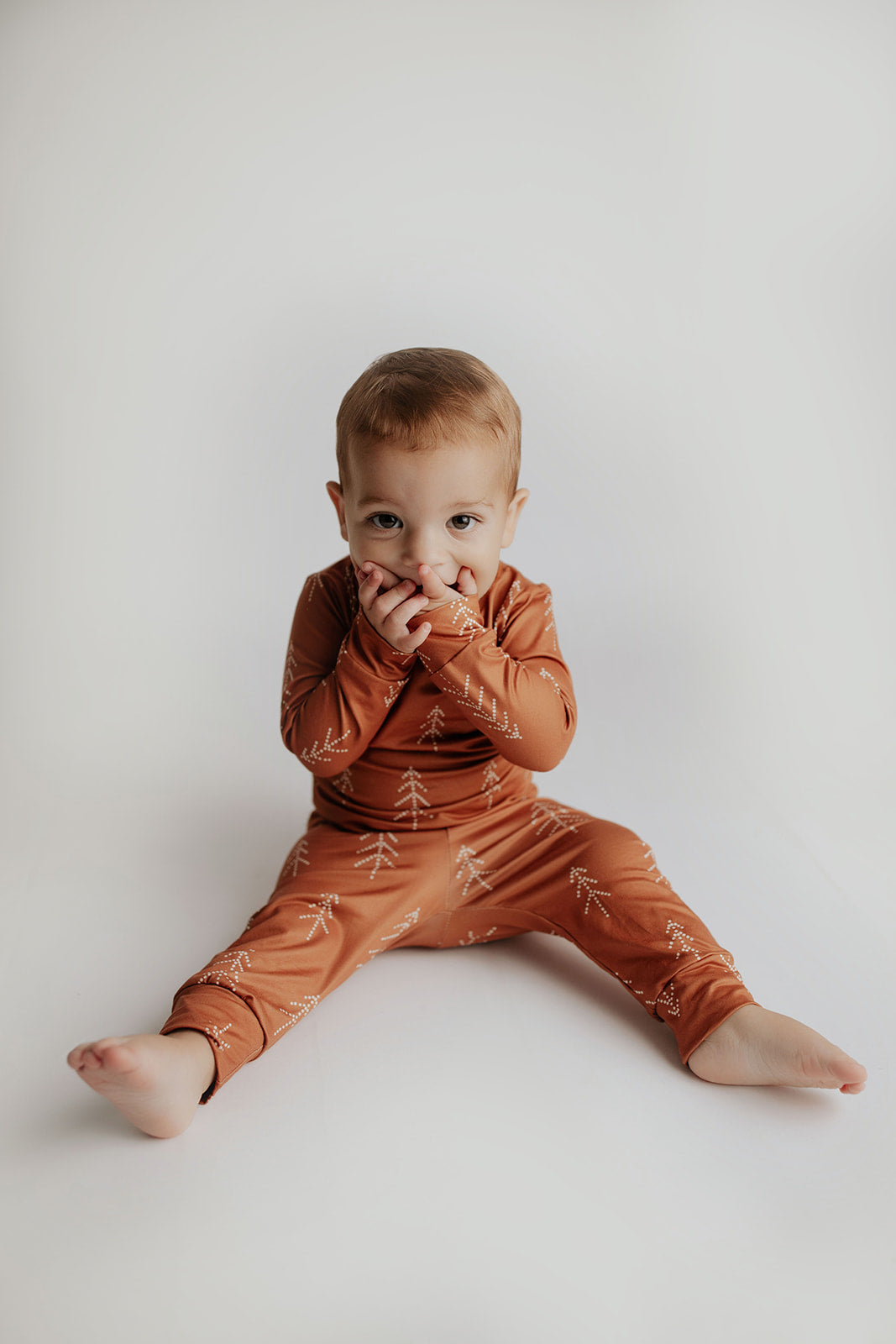 Three Little Tots Winter Pine Tree Jammies