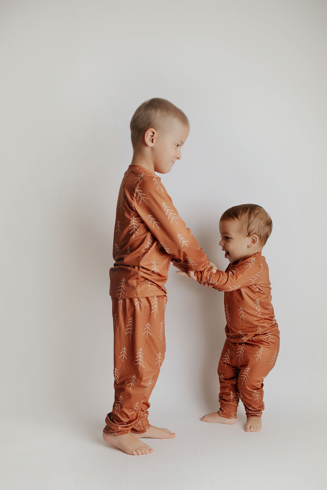 Three Little Tots Winter Pine Tree Jammies
