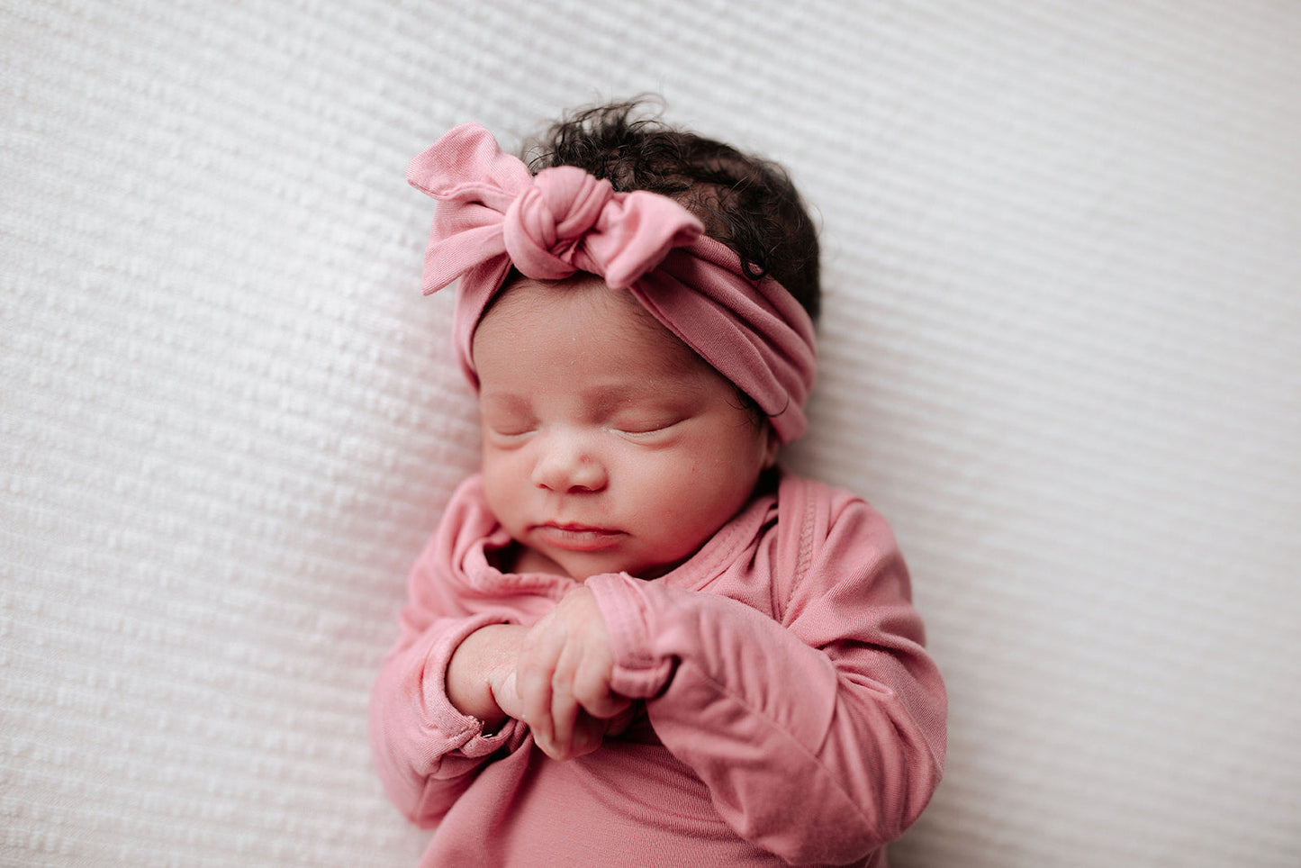 Three Little Tots Rose Knotted Headband