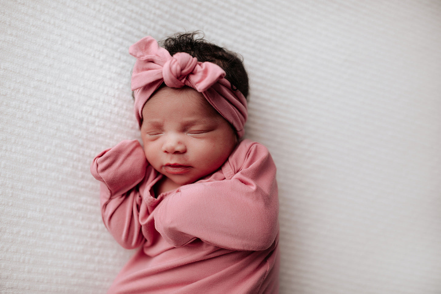 Three Little Tots Rose Knotted Headband