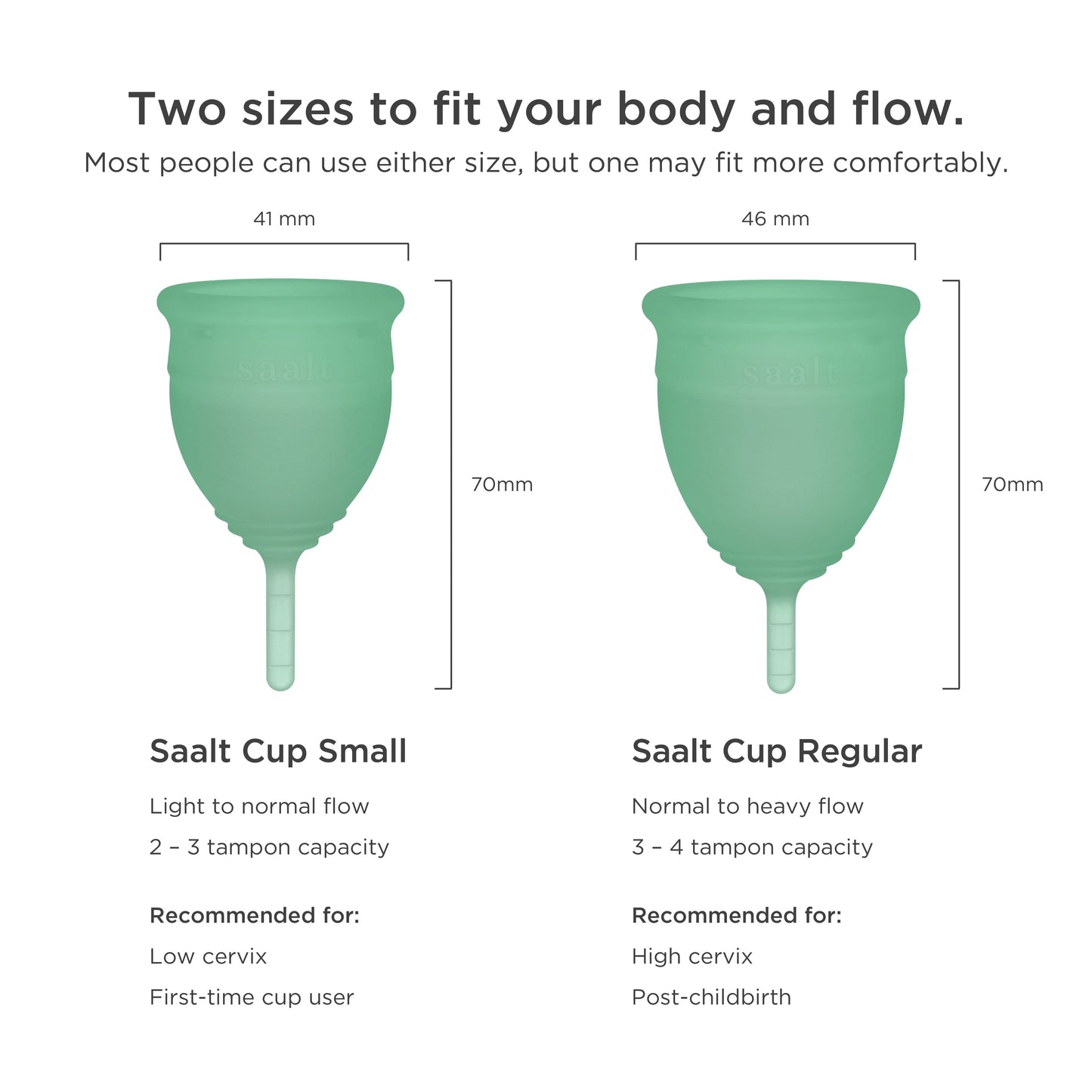 Saalt Cup Menstrual Cup