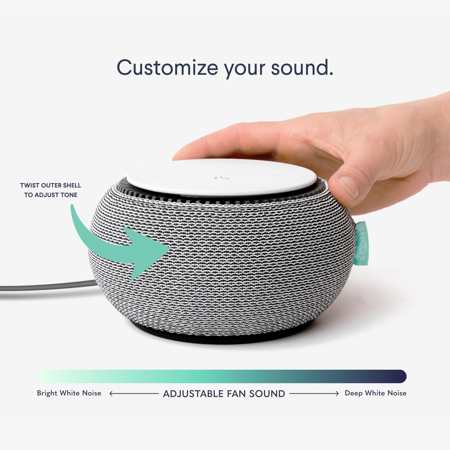 SNOOZ Original White Noise Machine