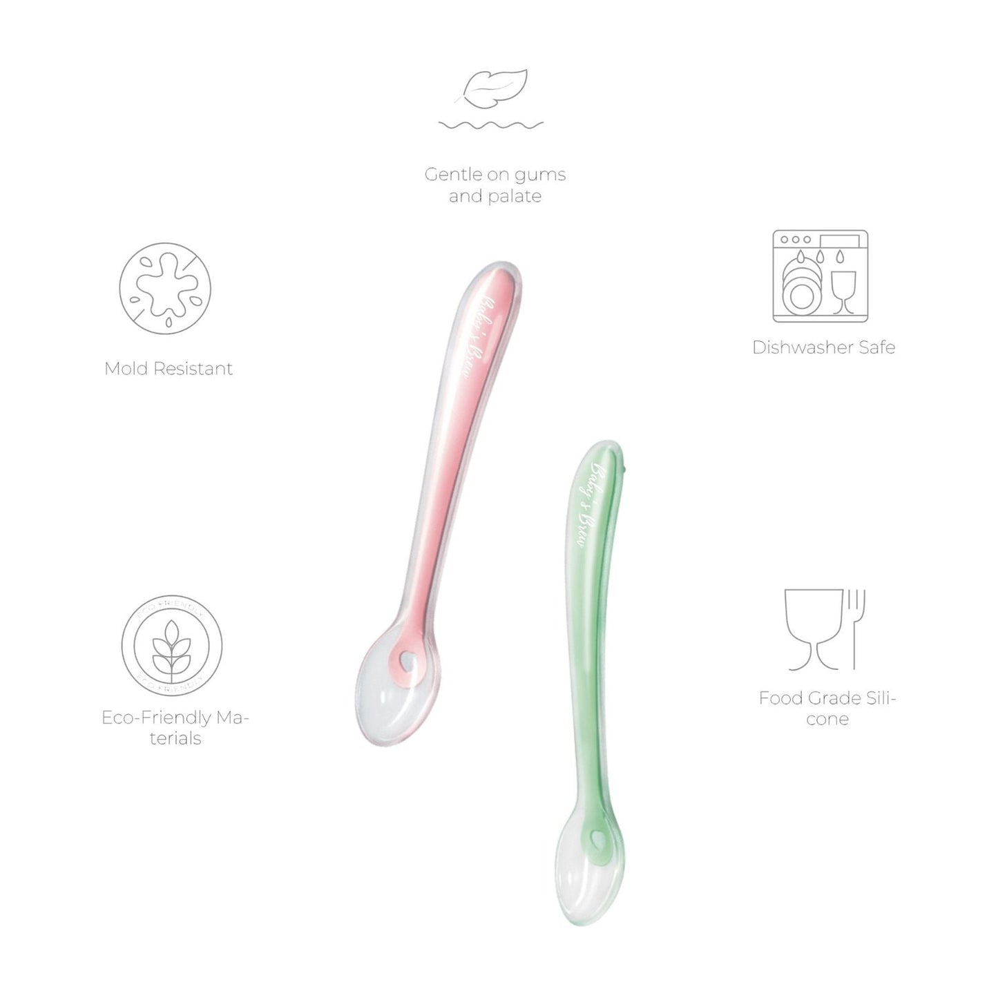 The Baby's Brew Flexi Spoons + Travel Case