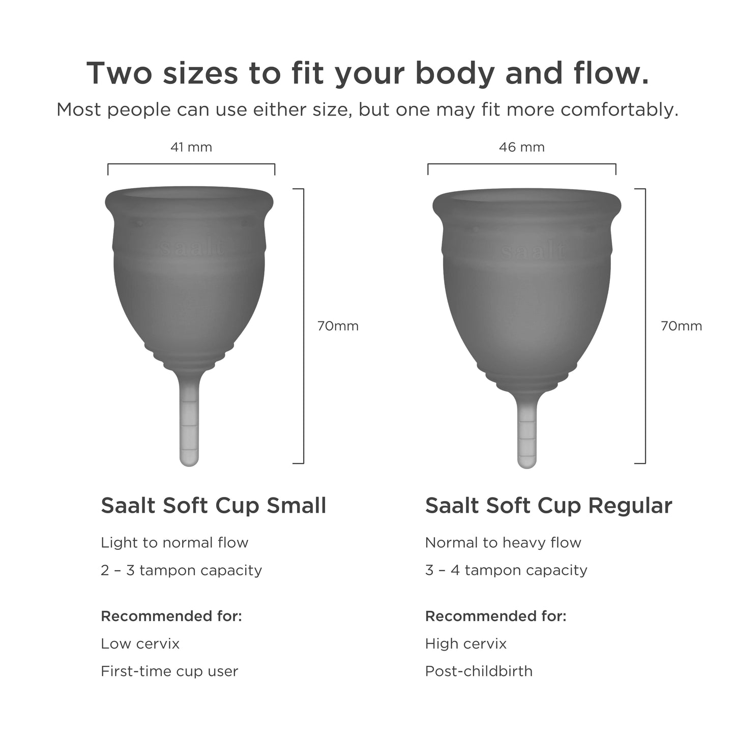 Saalt Soft Cup Menstrual Cup