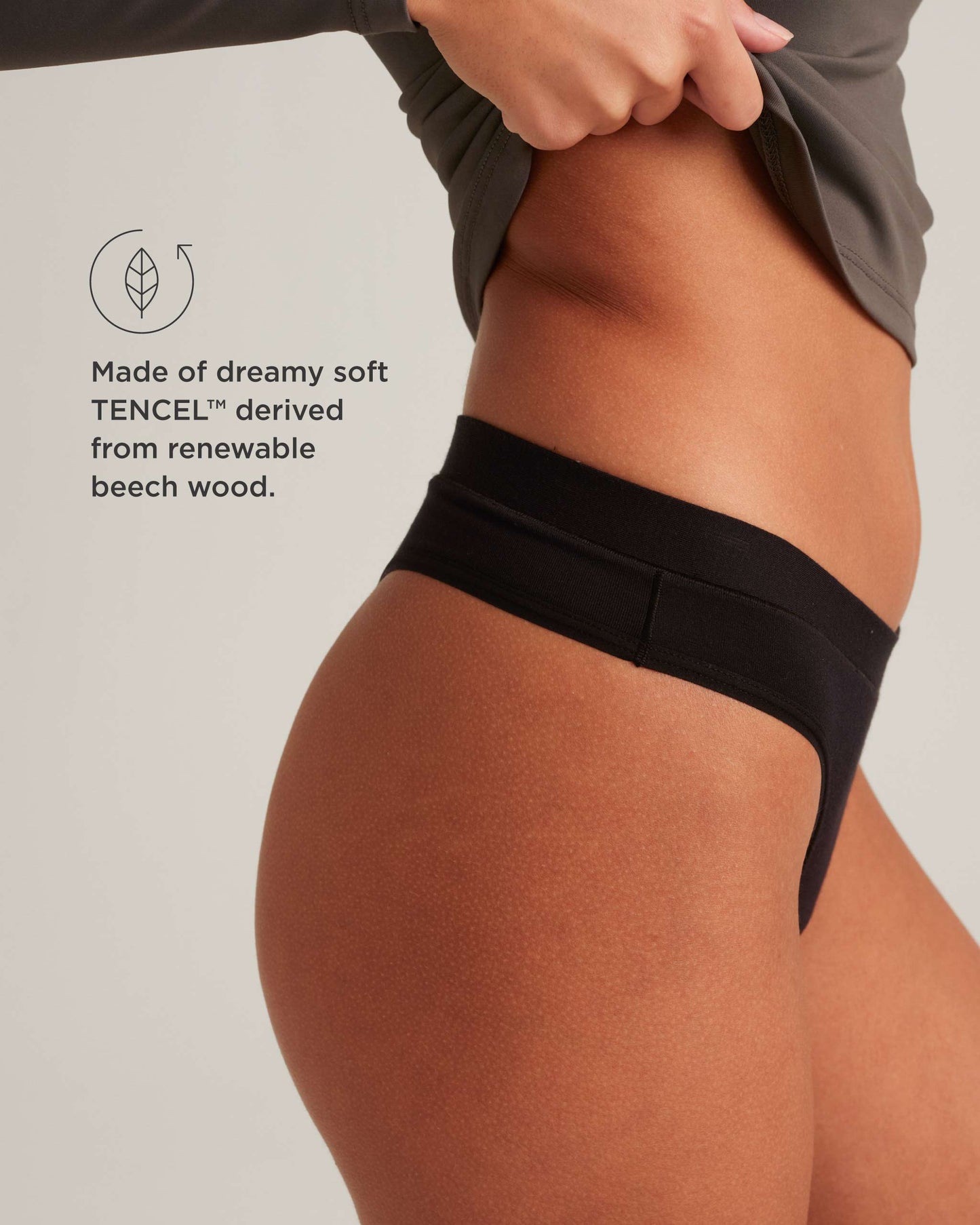 Saalt Leakproof Comfort Thong Period Underwear