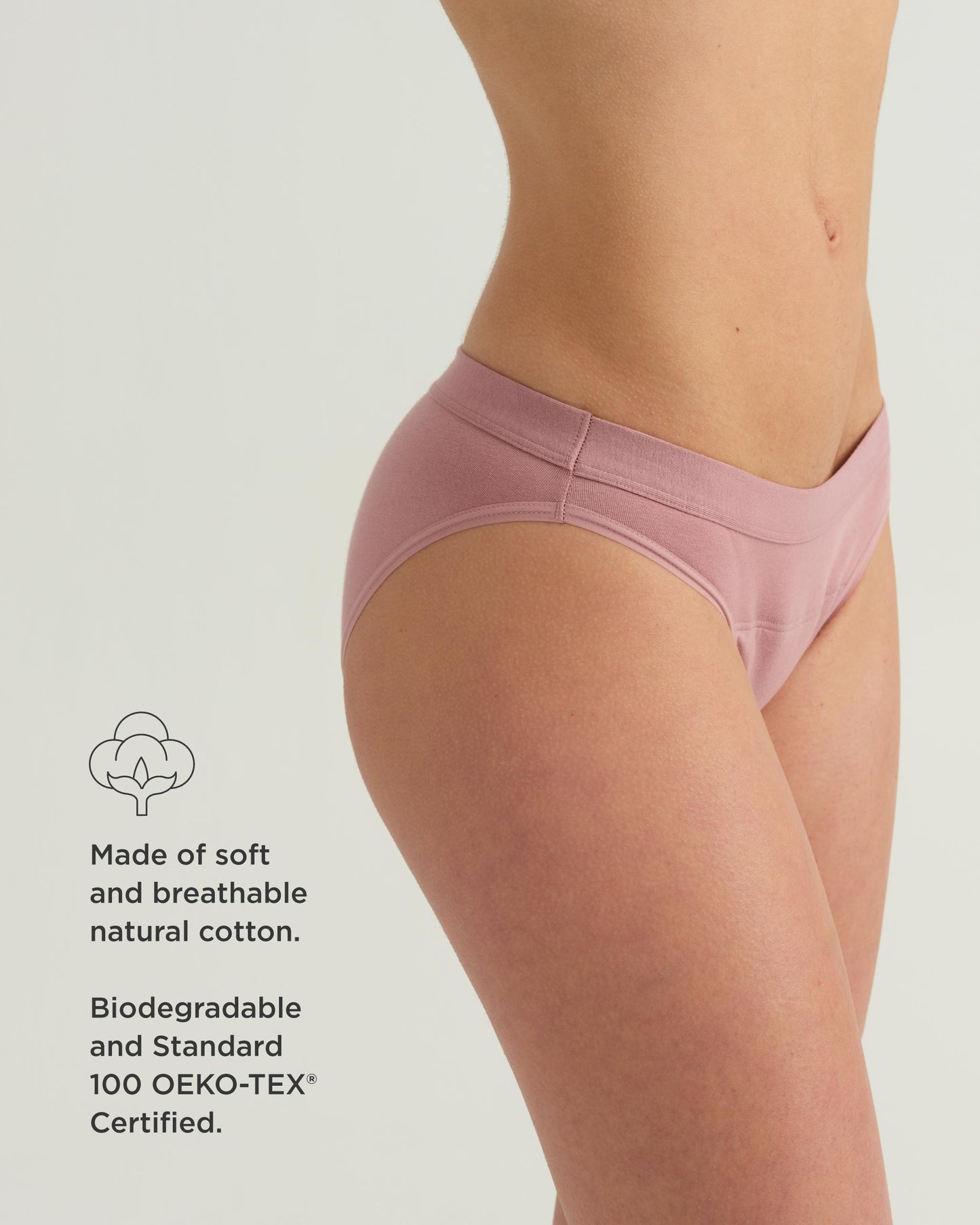 Saalt Leakproof Cotton Bikini Period Underwear