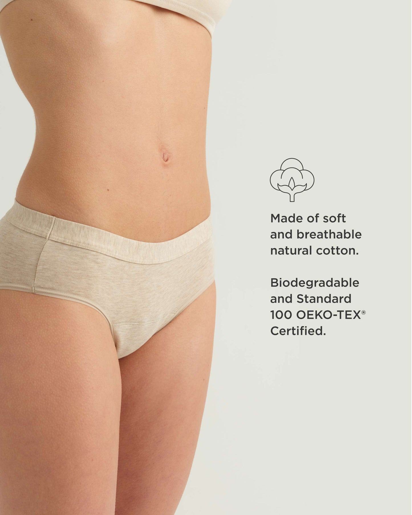 Saalt Leakproof Cotton Brief Period Underwear