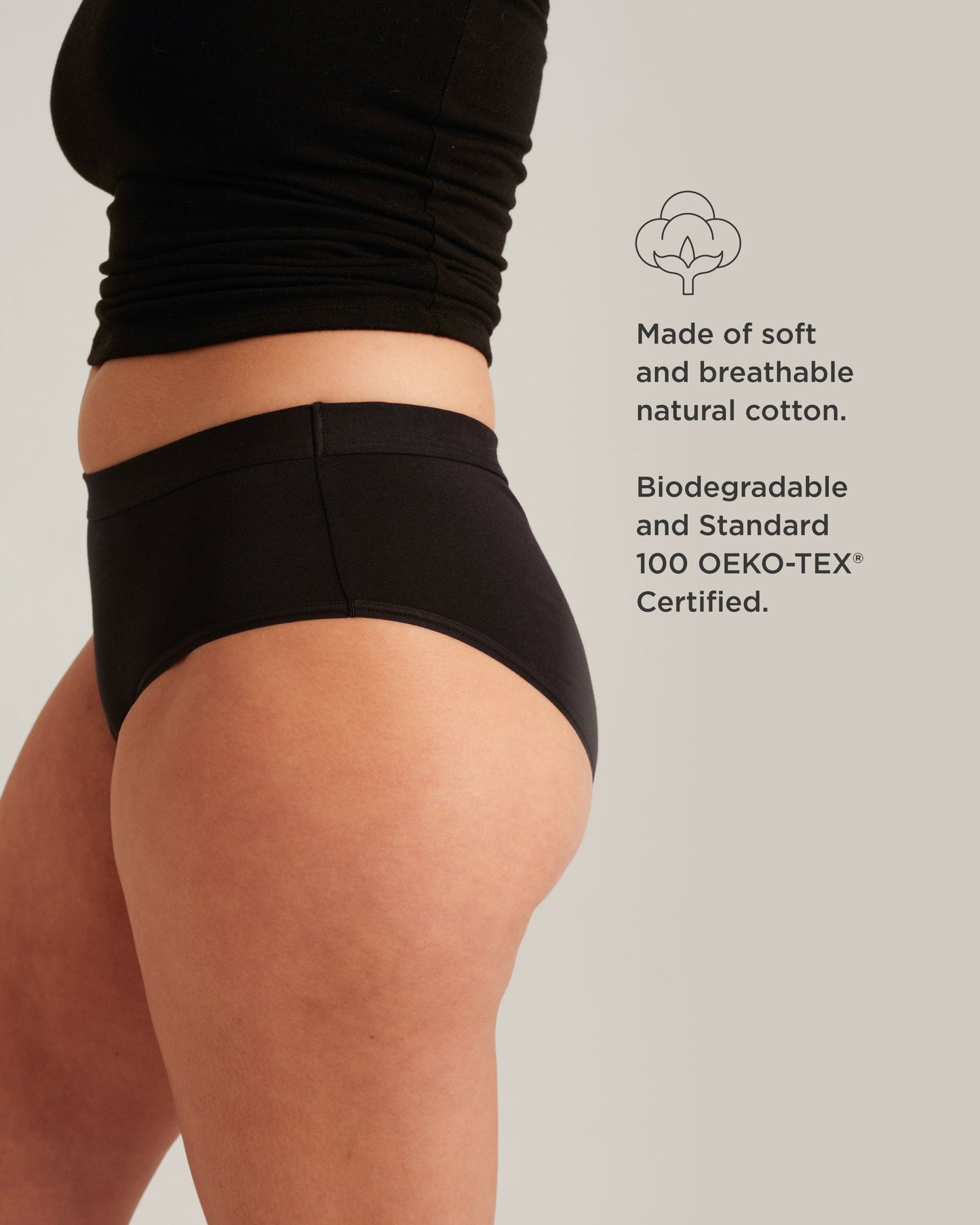 Saalt Leakproof Cotton Brief Period Underwear