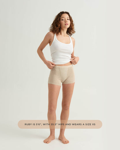 Saalt Leakproof Cotton Sleep Short