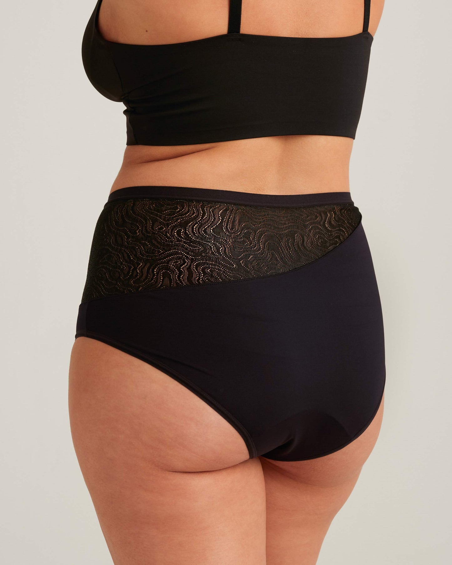 Saalt Leakproof Lace High Waist Period Underwear