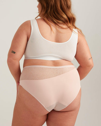 Saalt Leakproof Lace High Waist Period Underwear