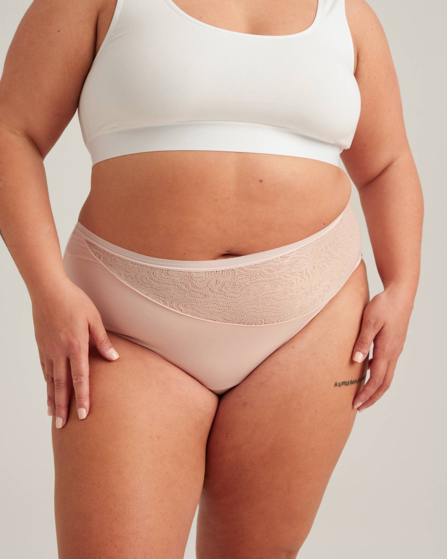 Saalt Leakproof Lace High Waist Period Underwear