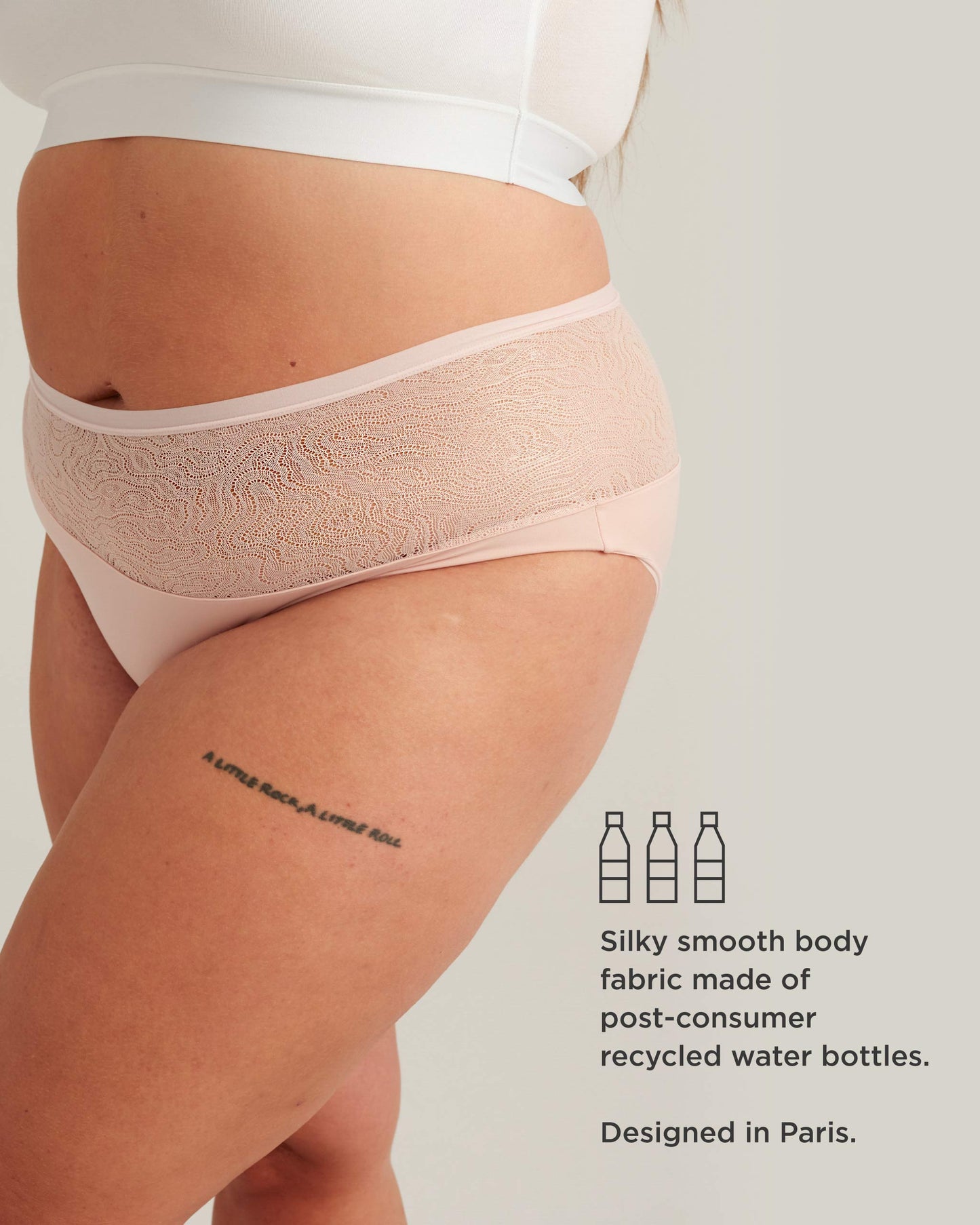 Saalt Leakproof Lace High Waist Period Underwear