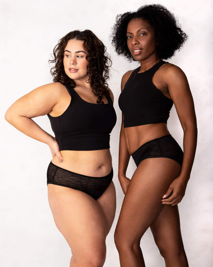 Saalt Leakproof Lace Hipster Period Underwear