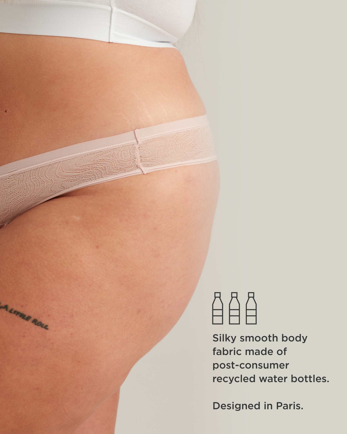 Saalt Leakproof Lace Thong Period Underwear