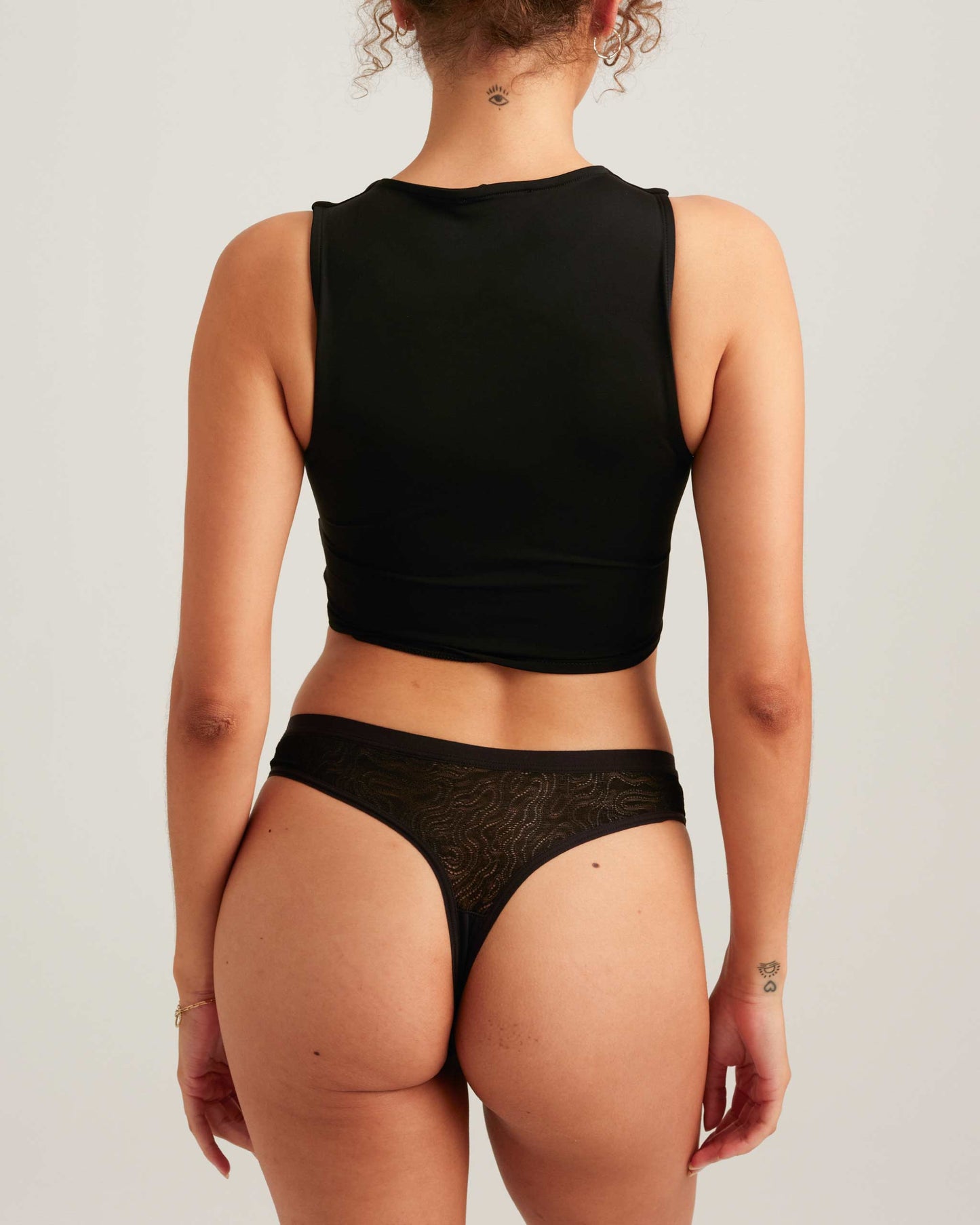 Saalt Leakproof Lace Thong Period Underwear
