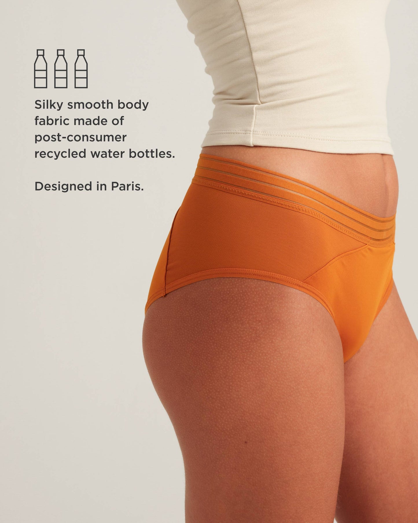 Saalt Leakproof Mesh Hipster Period Underwear