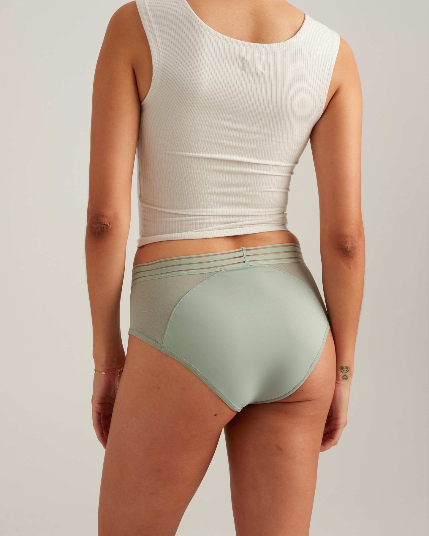 Saalt Leakproof Mesh Hipster Period Underwear