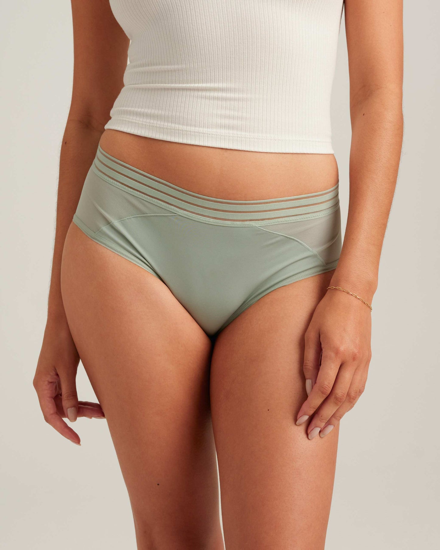 Saalt Leakproof Mesh Hipster Period Underwear