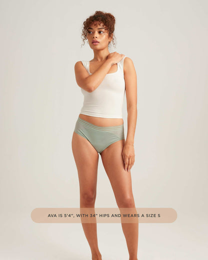 Saalt Leakproof Mesh Hipster Period Underwear