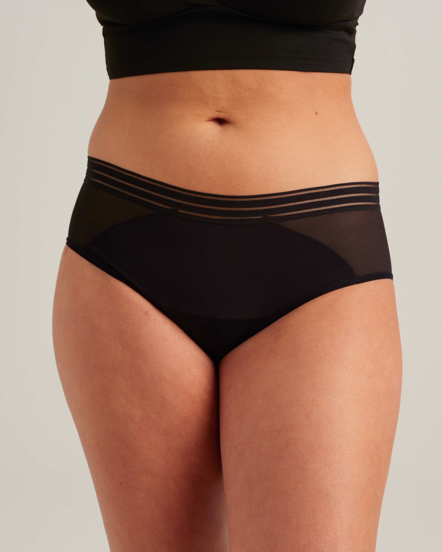Saalt Leakproof Mesh Hipster Period Underwear