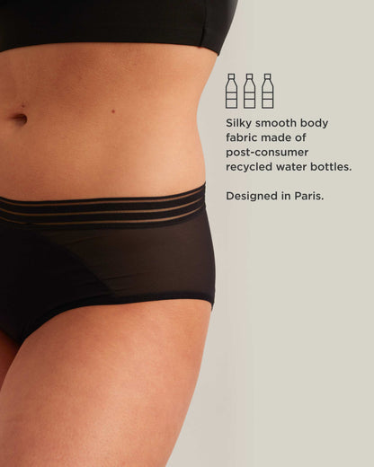 Saalt Leakproof Mesh Hipster Period Underwear