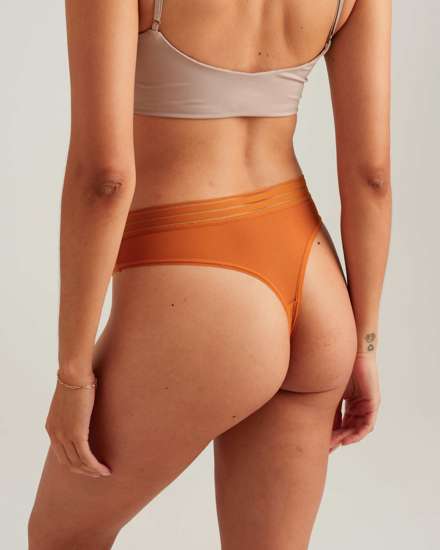 Saalt Leakproof Mesh Thong Period Underwear