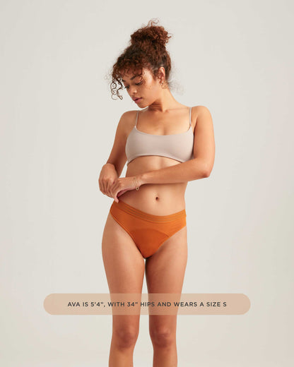 Saalt Leakproof Mesh Thong Period Underwear