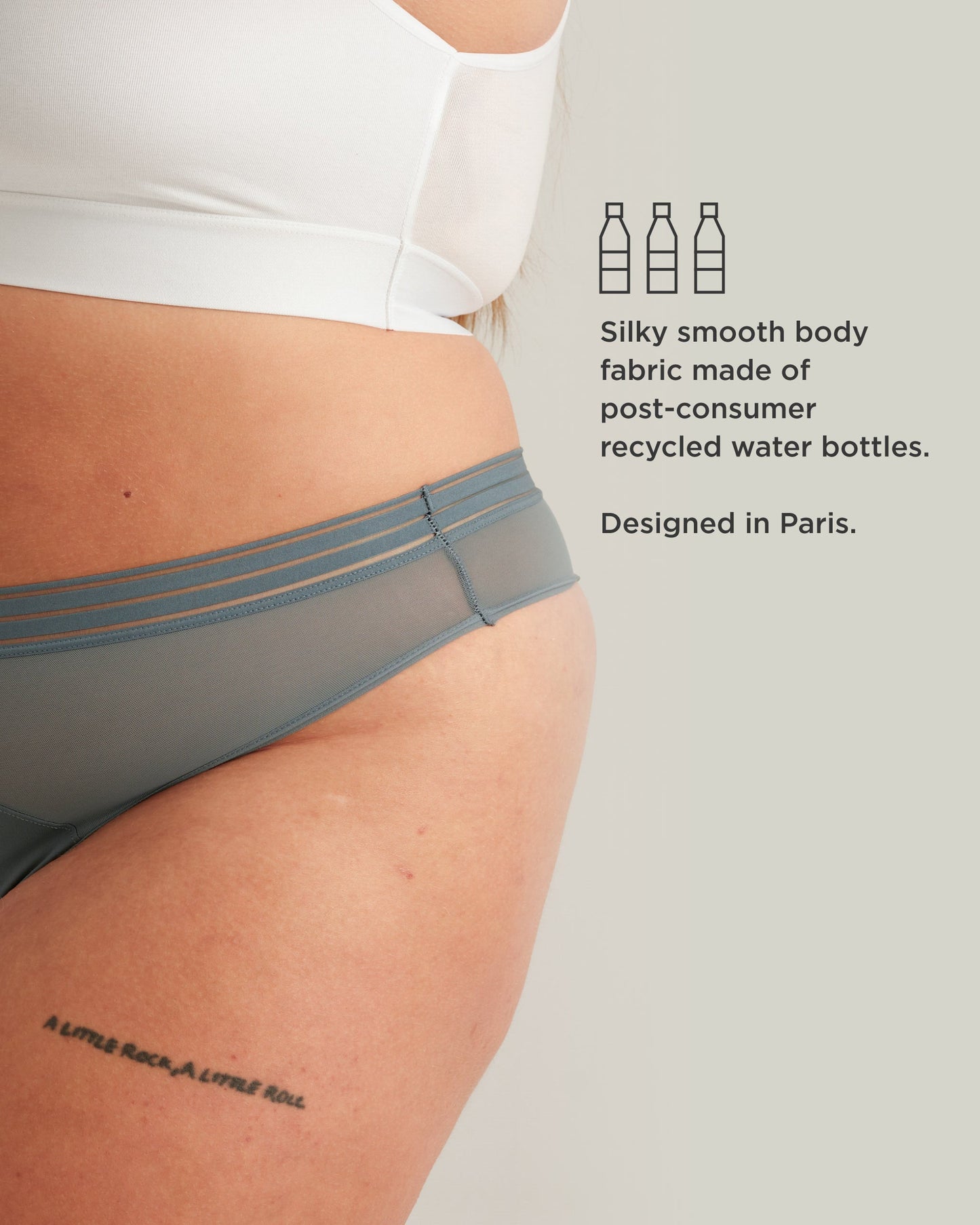 Saalt Leakproof Mesh Thong Period Underwear