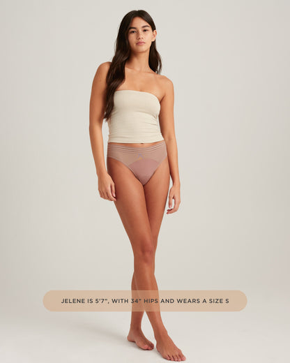 Saalt Leakproof Mesh Thong Period Underwear
