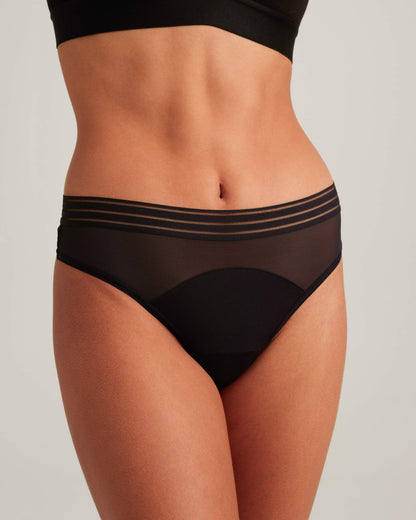 Saalt Leakproof Mesh Thong Period Underwear