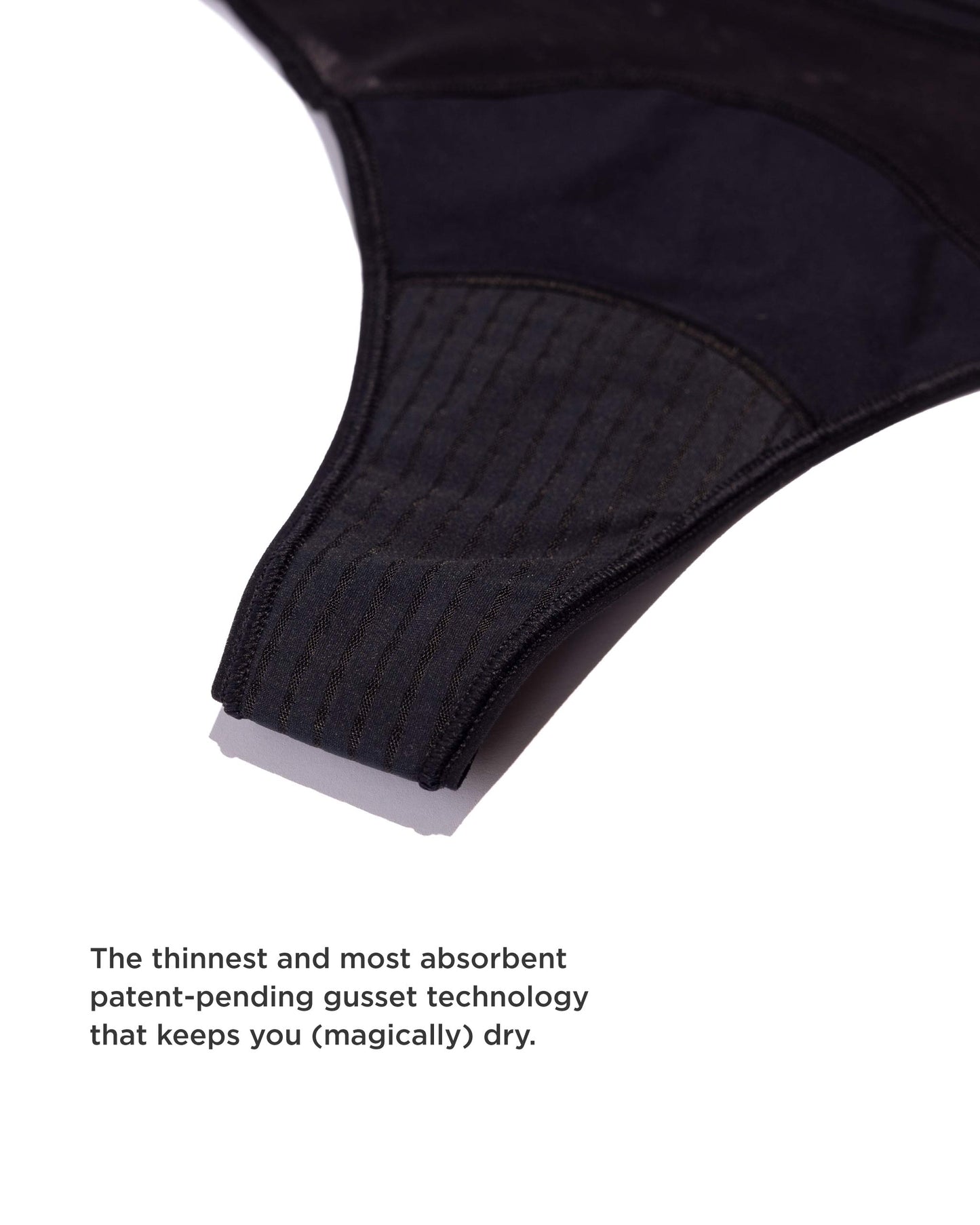 Saalt Leakproof Mesh Thong Period Underwear