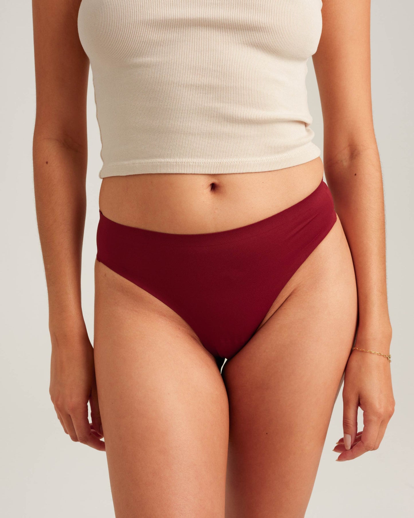 Saalt Leakproof Seamless Thong Period Underwear