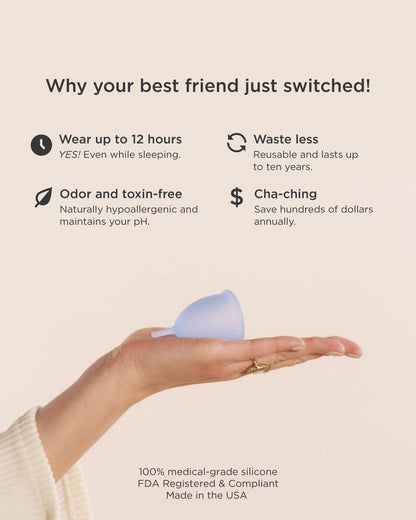 Saalt Duo Pack - Menstrual Cup + Wear Go Bag