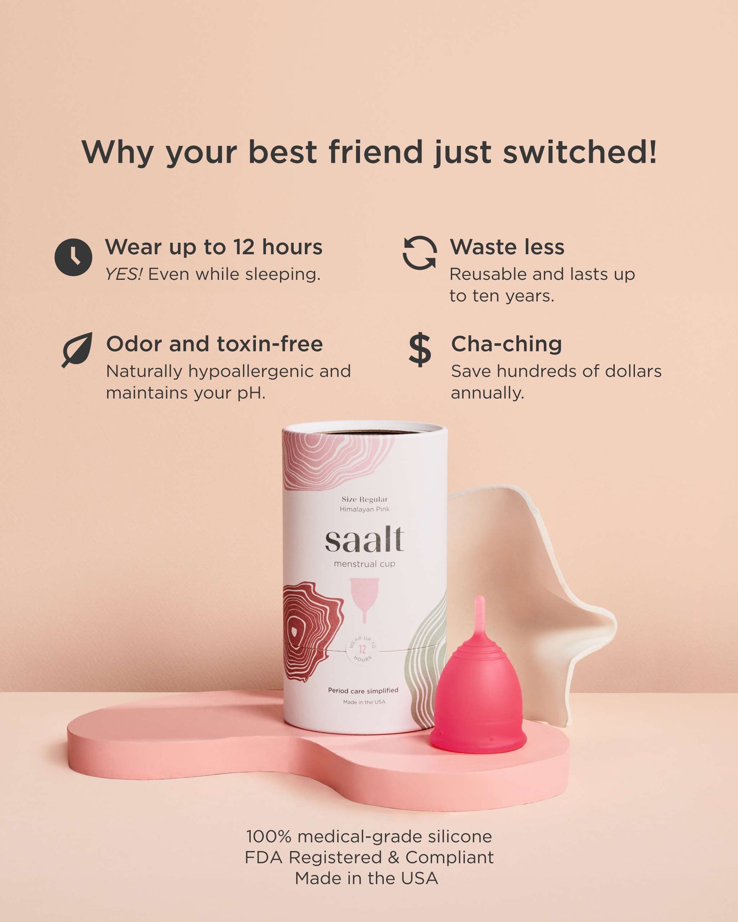 Saalt Cup Menstrual Cup