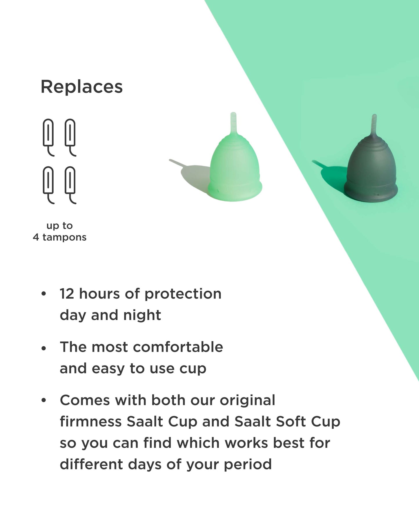 Saalt Twin Pack - Two Menstrual Cups
