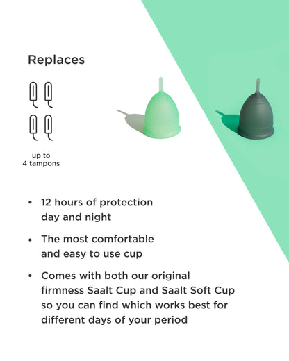 Saalt Twin Pack - Two Menstrual Cups