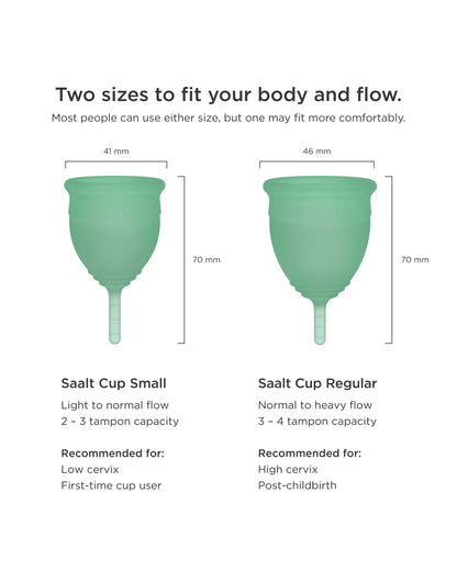 Saalt Twin Pack - Two Menstrual Cups