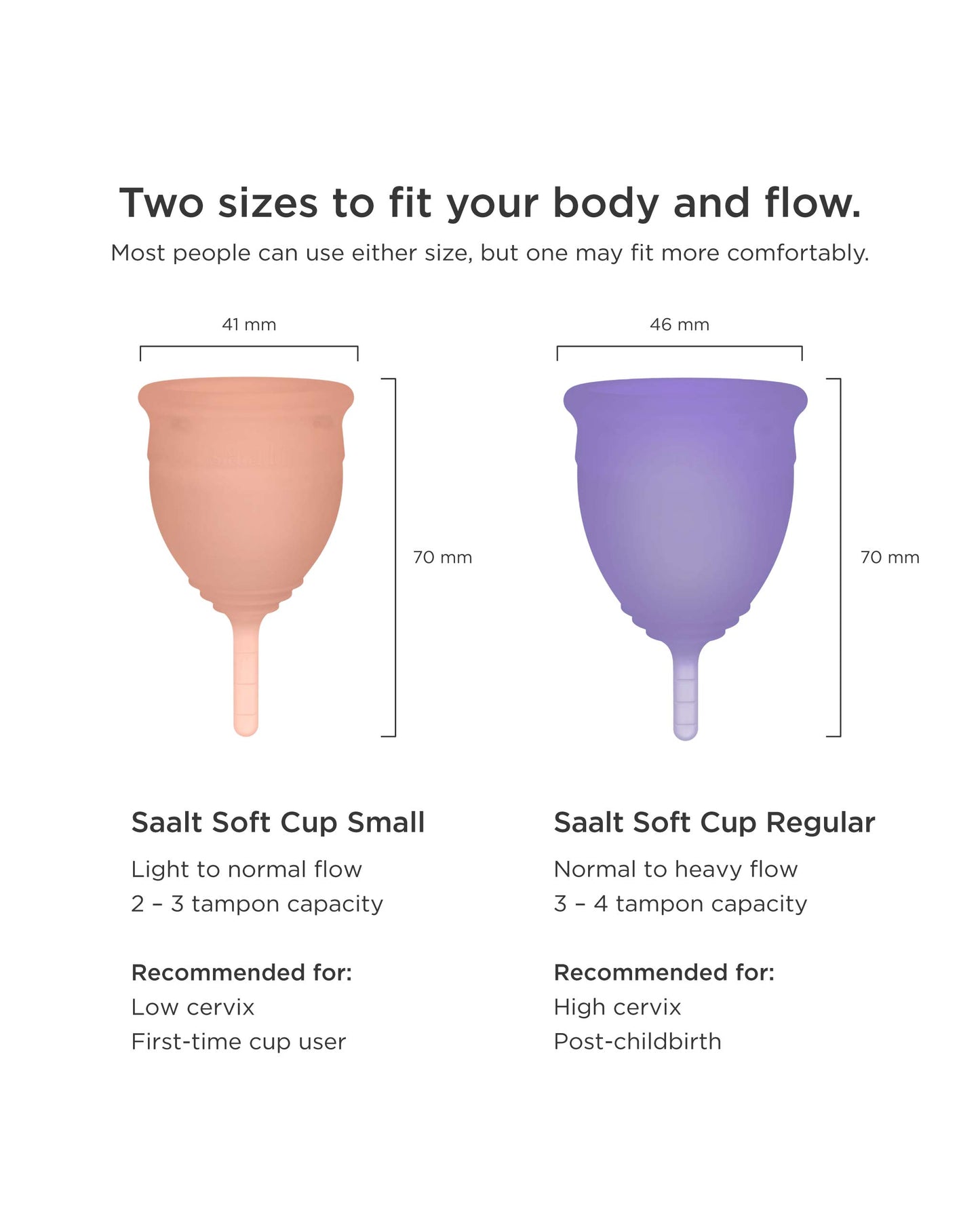 Saalt Soft Cup Menstrual Cup