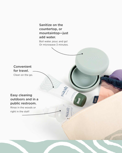Saalt Travel Kit - Portable Period Care Set