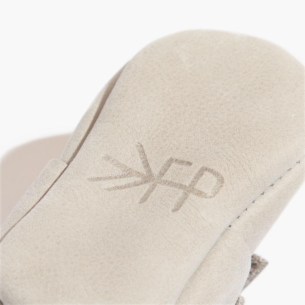 Freshly Picked Salt Flats Bow Baby Shoe