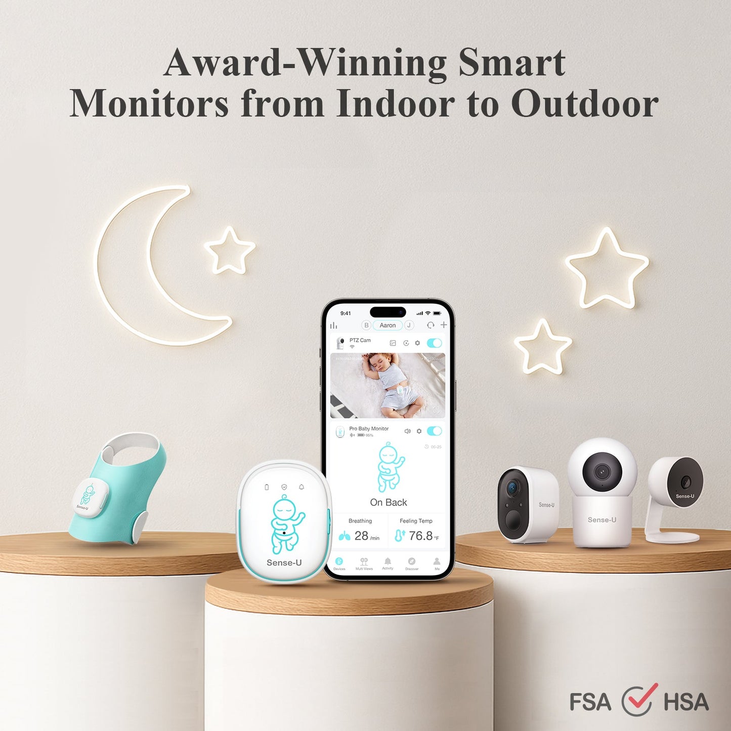 Sense-U Pro Baby Monitor (Long Range)