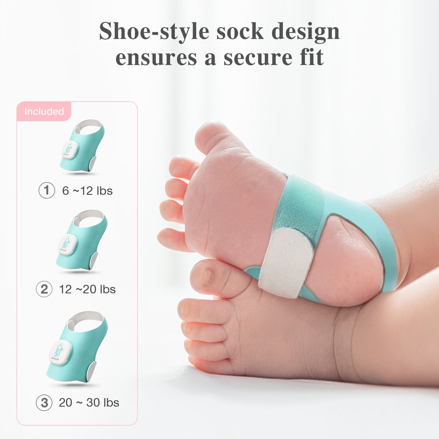 Sense-U Smart Sock Shoe Bundle with 2.5K PTZ Cam