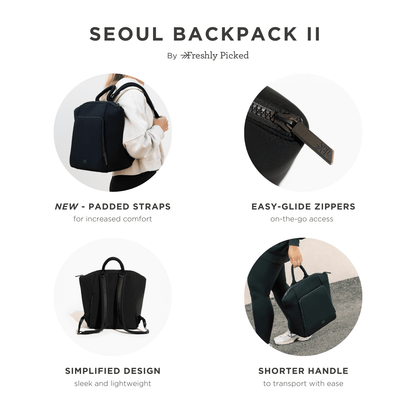 Freshly Picked Ebony Seoul Neoprene Backpack II