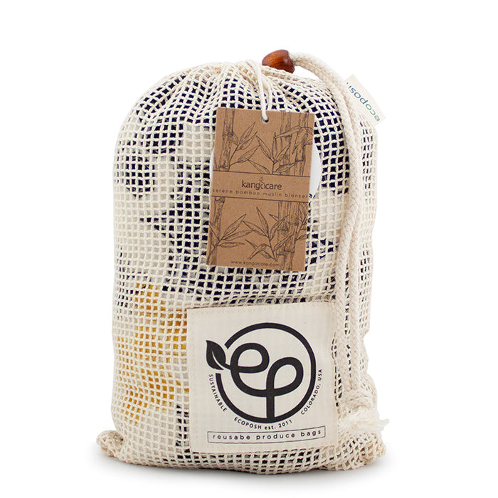 Kanga Care Bamboo Muslin Blanket - Baby: Unity (Reversible)