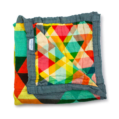 Kanga Care Bamboo Muslin Blanket - Baby: Finn (Reversible)