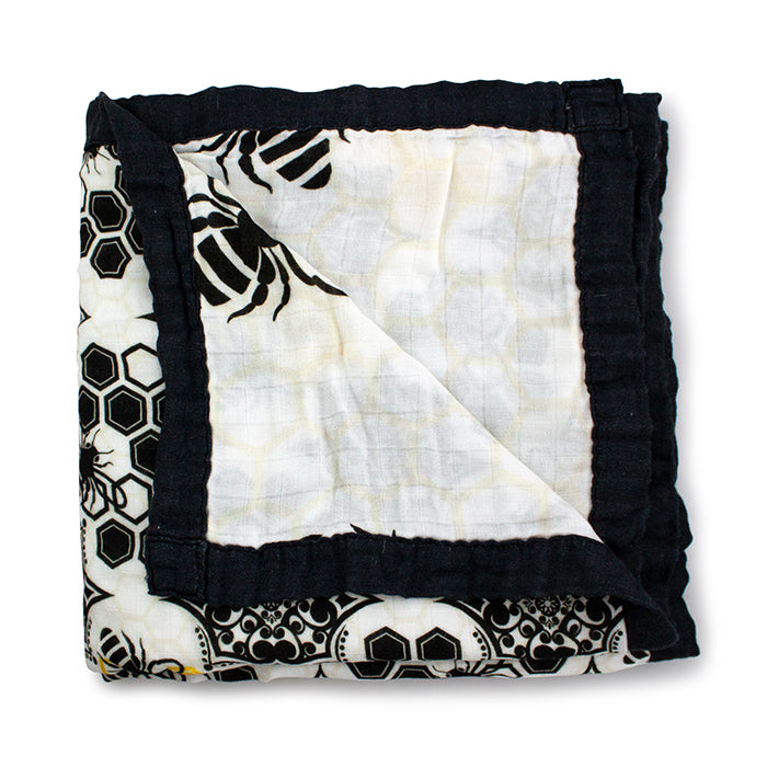 Kanga Care Bamboo Muslin Blanket - Baby: Unity (Reversible)