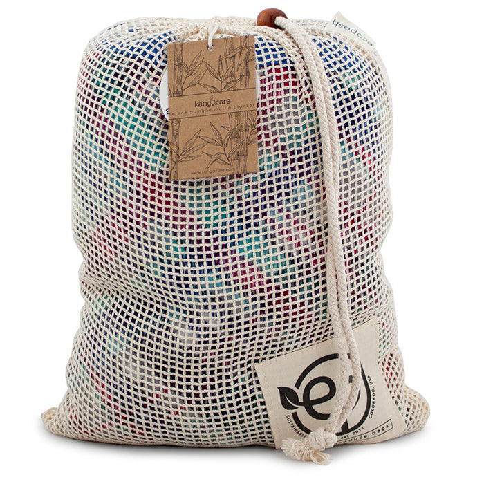 Kanga Care Bamboo Muslin Blanket - Forever: Billy (Reversible)