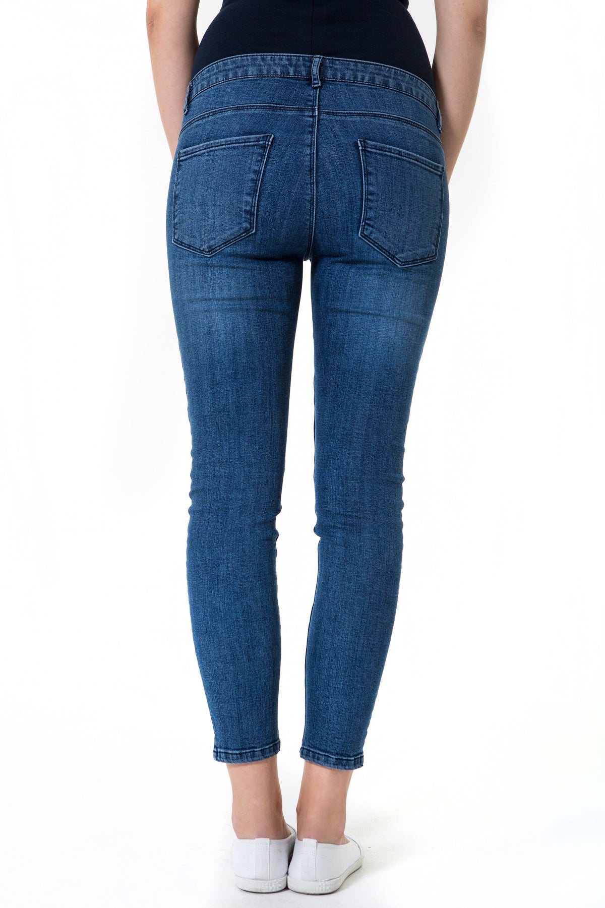 Accouchée Skinny Foldover Waistband Maternity Jeans